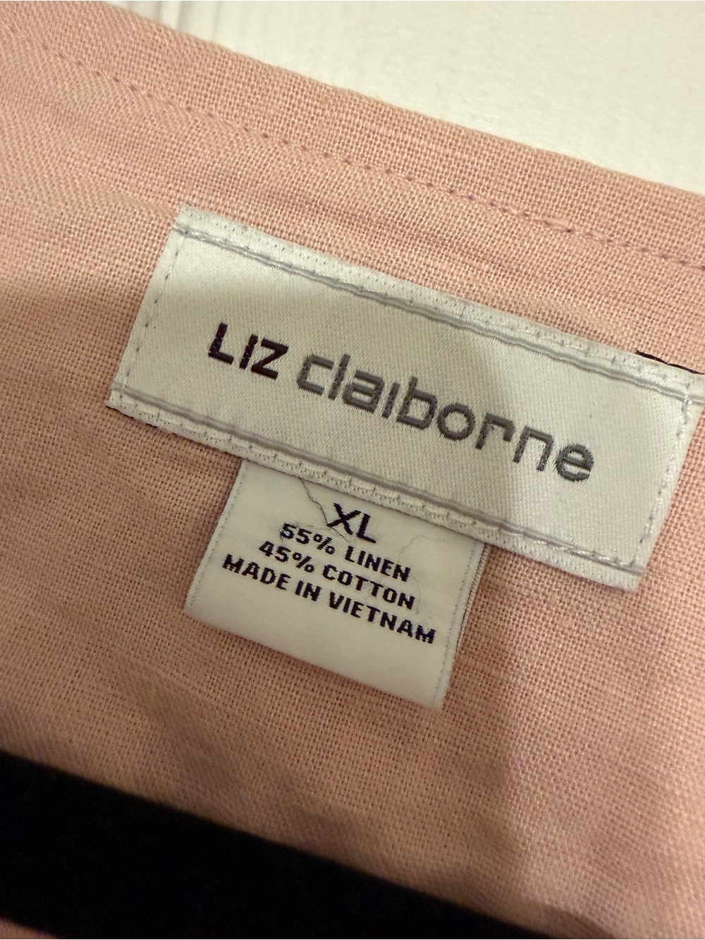 Liz Claiborne Dusty Pink Asymmetrical Zip Utility Jacket - Picture 4 of 7